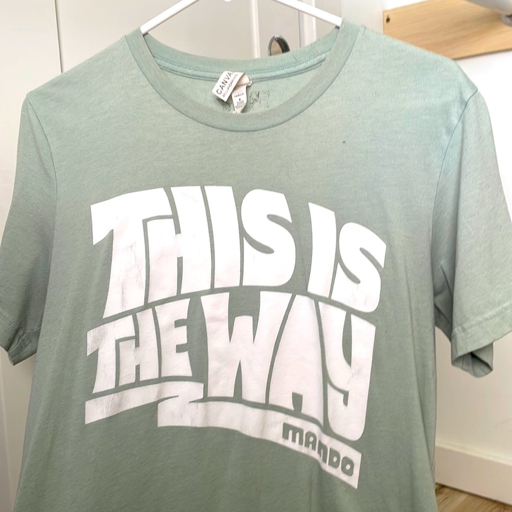 Star Wars/ Mandolorian “This Is The Way” T-shirt.